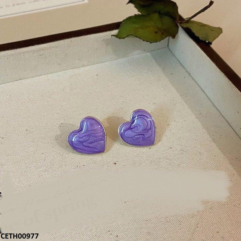 Heart Tops Pair (purple)