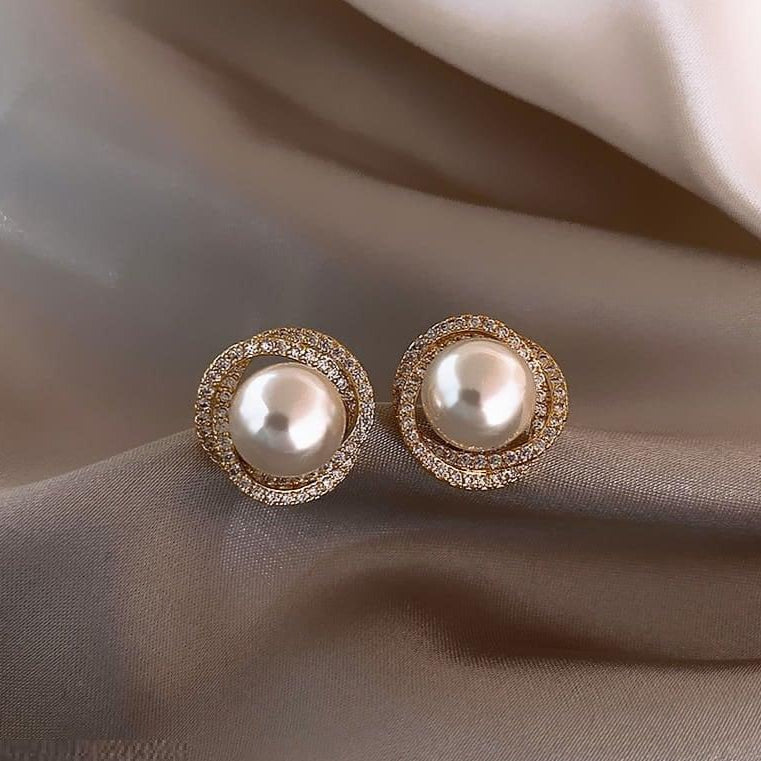 Spiral Pearl Tops Pair