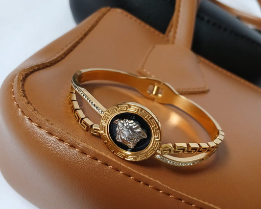 Medusa Medallion Stainless Steel Premium Quality Hands cuff / Versace Handcuff