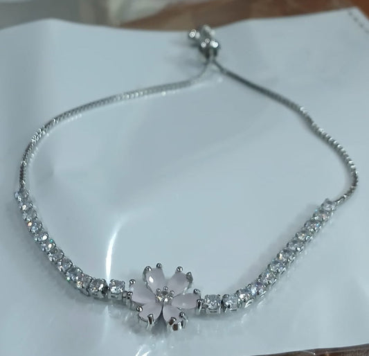 Silver Bloom Bracelet