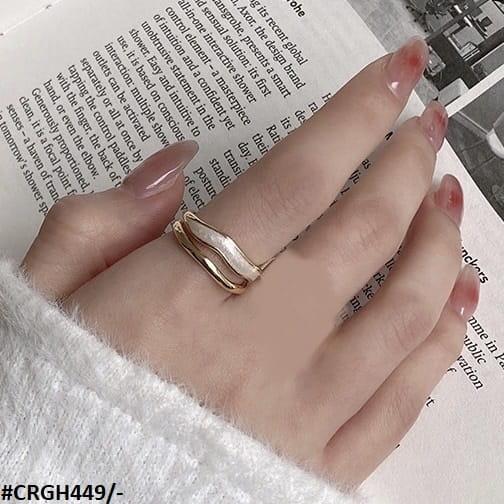 Painted White Adjustable Rings