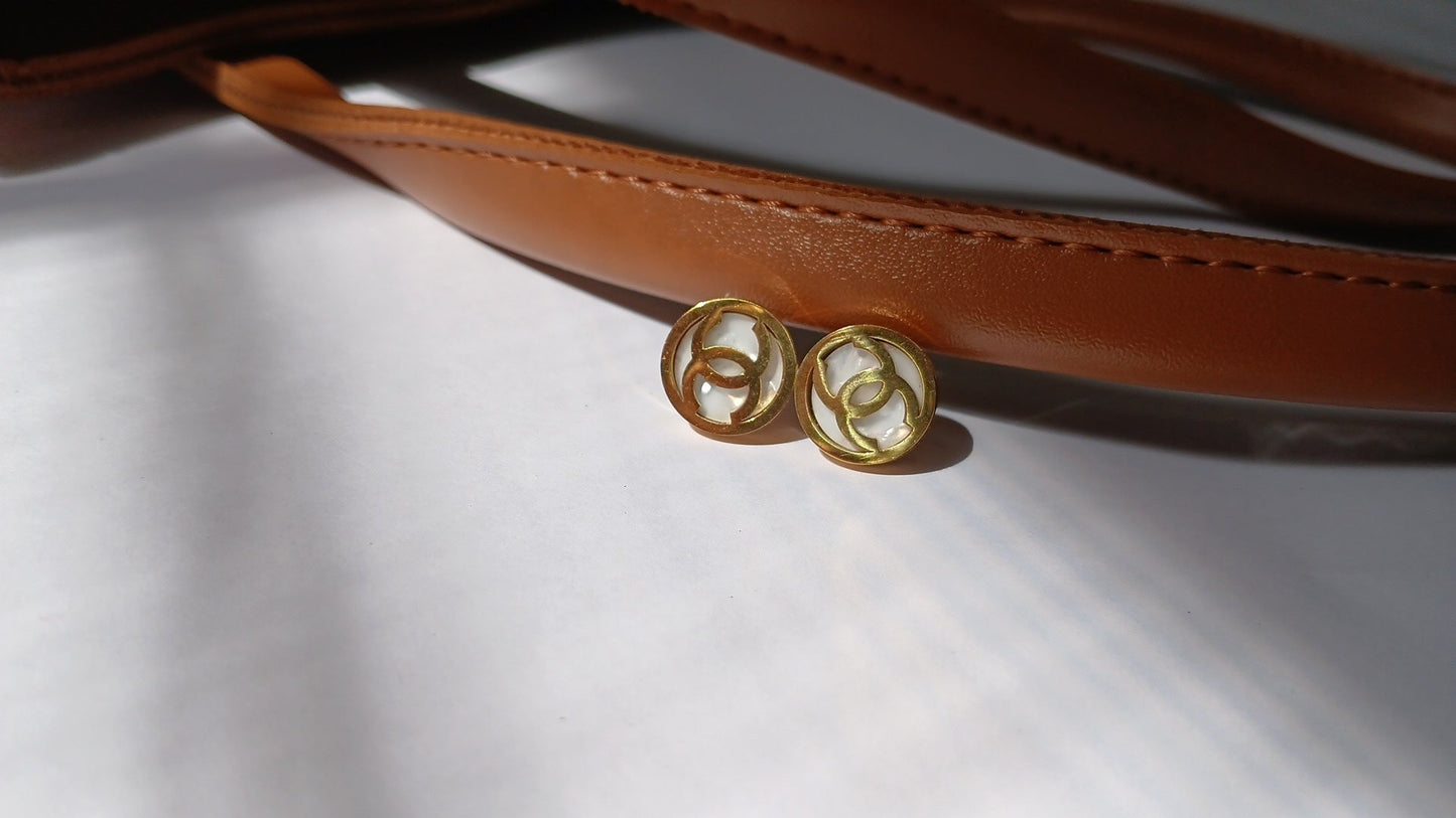 Premium Chanel-inspired studs