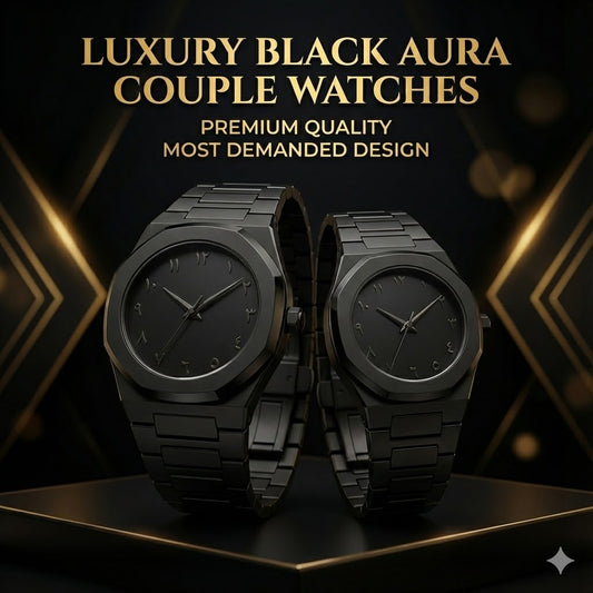 Black Aura Couple Watch