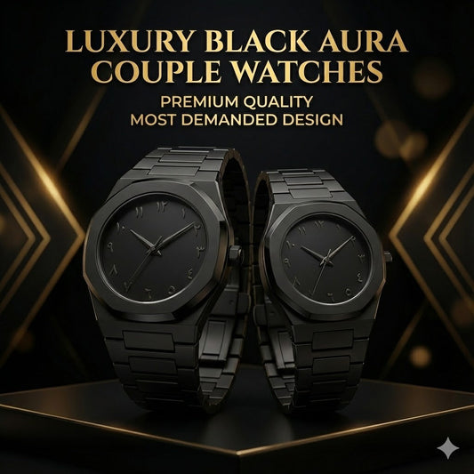 Black Aura Couple Watch