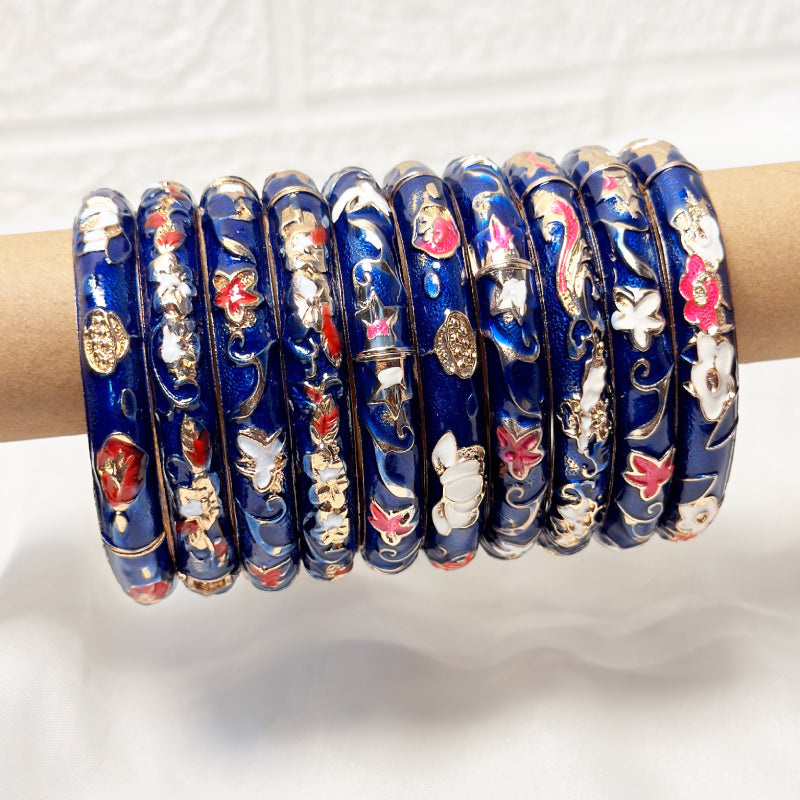 Antique Meena Kari Bangle-Waterproof Party Wear