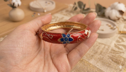 Antique Meena Kari Bangle-Waterproof Party Wear