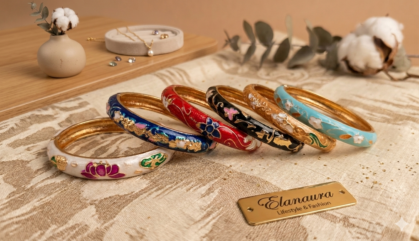 Antique Meena Kari Bangle-Waterproof Party Wear