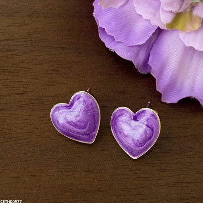 Heart Tops Pair (purple)