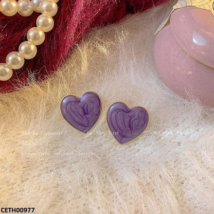 Heart Tops Pair (purple)