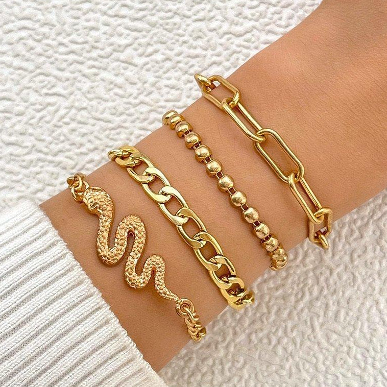 4 Chains Hands Bracelet