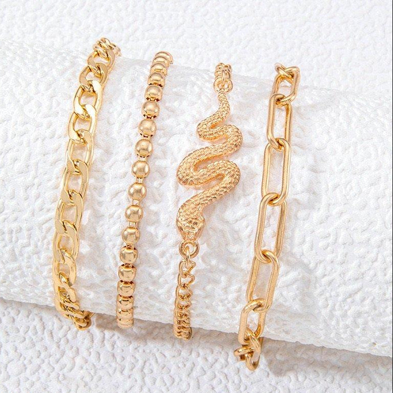 4 Chains Hands Bracelet