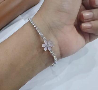 Silver Bloom Bracelet