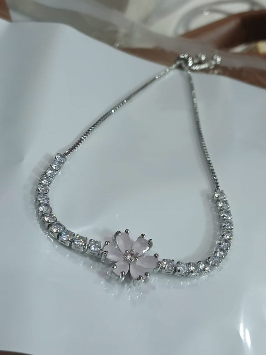 Silver Bloom Bracelet