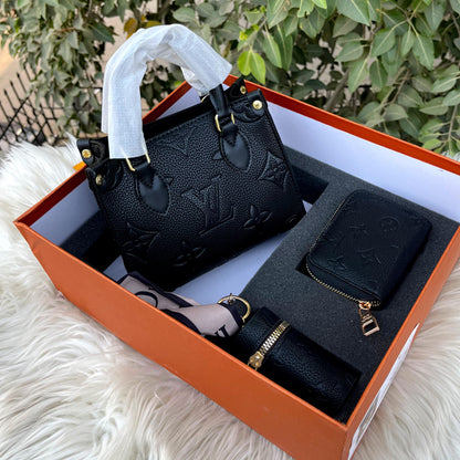 OnTheGo PM Monogram Canvas Handbag – Louis Vuitton (3-Piece Set) 👜