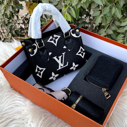 OnTheGo PM Monogram Canvas Handbag – Louis Vuitton (3-Piece Set) 👜