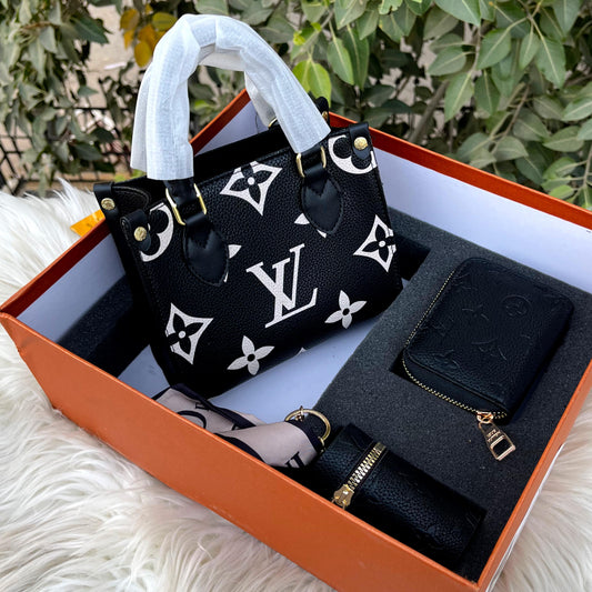 OnTheGo PM Monogram Canvas Handbag – Louis Vuitton (3-Piece Set) 👜
