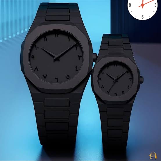 Black Aura Couple Watch