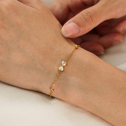 SERAPHIC BOW CHARM DUO – NECKLACE BRACELET  COMBO