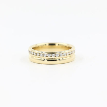 Zircon Studded Dual Ring for Women | Stainless Steel