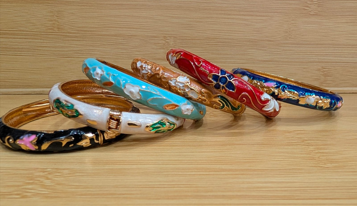Antique Meena Kari Bangle-Waterproof Party Wear