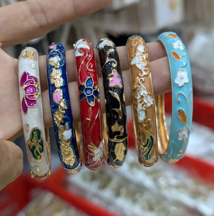 Antique Meena Kari Bangle-Waterproof Party Wear