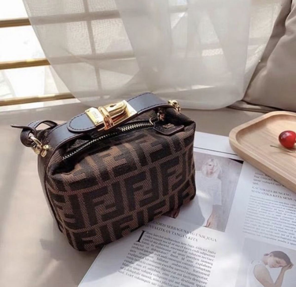 Fendi Crossbody Bag with Dual Straps – Premium Designer Edition