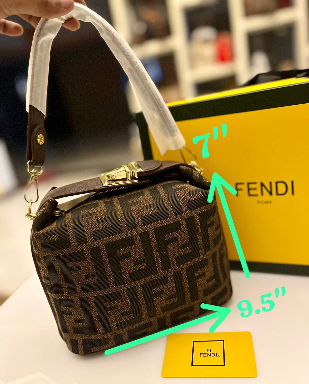 Fendi Crossbody Bag with Dual Straps – Premium Designer Edition