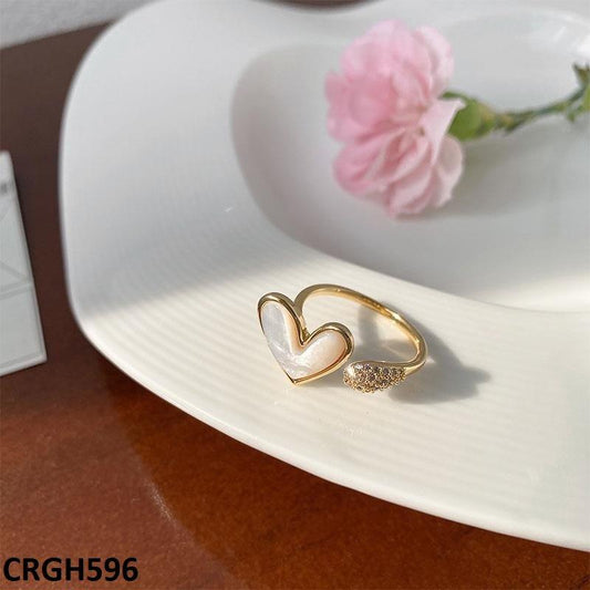 Painted Heart Ring