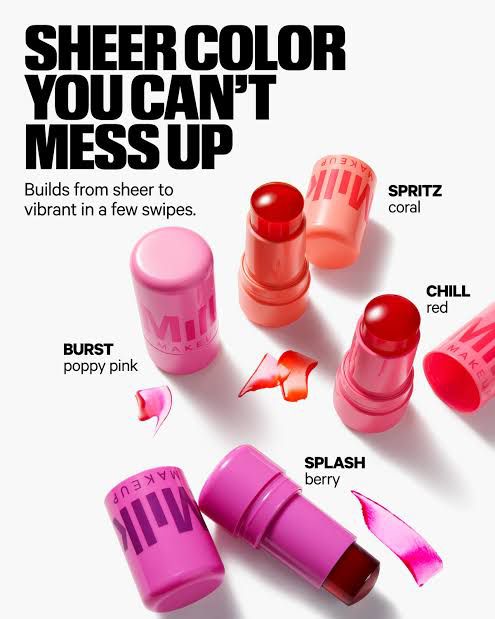 MILK MAKEUP Water Jelly Tint Lip + Cheek Blush Stain