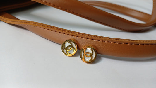 Premium Chanel-inspired studs