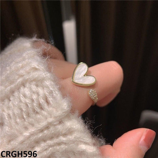 Painted Heart Ring