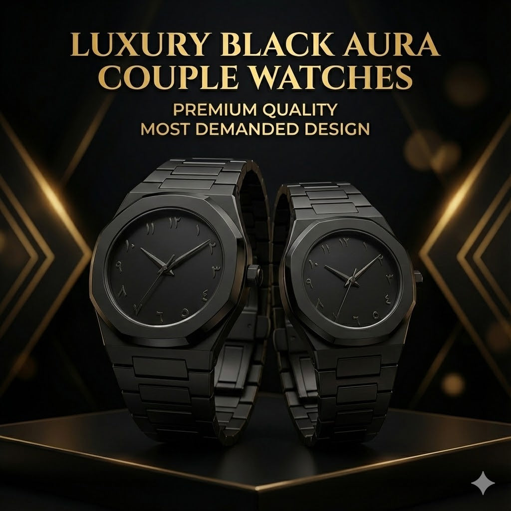 Black Aura Couple Watch